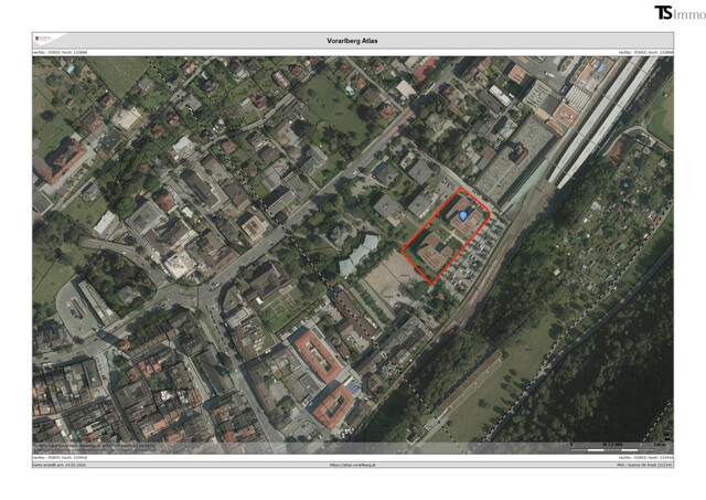 Feldkirch: 3-Zimmer-Terrassen-Wohnung ca. 74 m2 - Terrasse ca. 35 m2 - Zentrums- und Bahnhofsnah