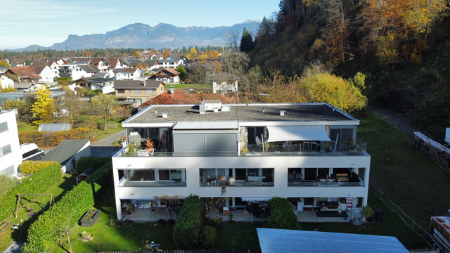 Gut ausgestattete 3-Zimmerwohnung mit großer Terrasse und herrlichem Ausblick in Feldkirch
