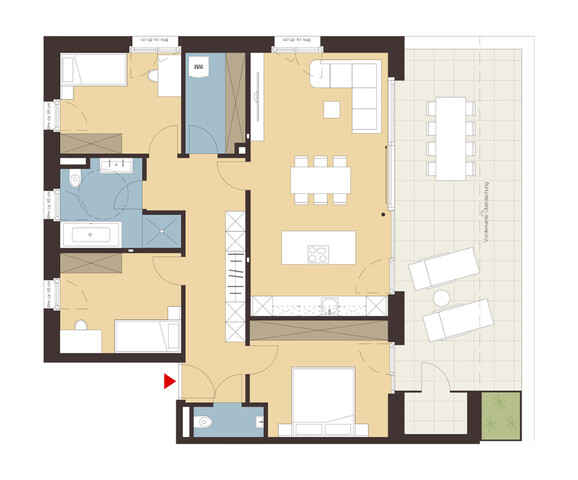 4-Zimmer Dachgeschosswohnung | A07