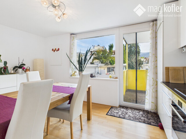 Zentral gelegene 2-Zimmer-Wohnung mit Bergsicht und Tiefgaragenstellplatz in Dornbirn