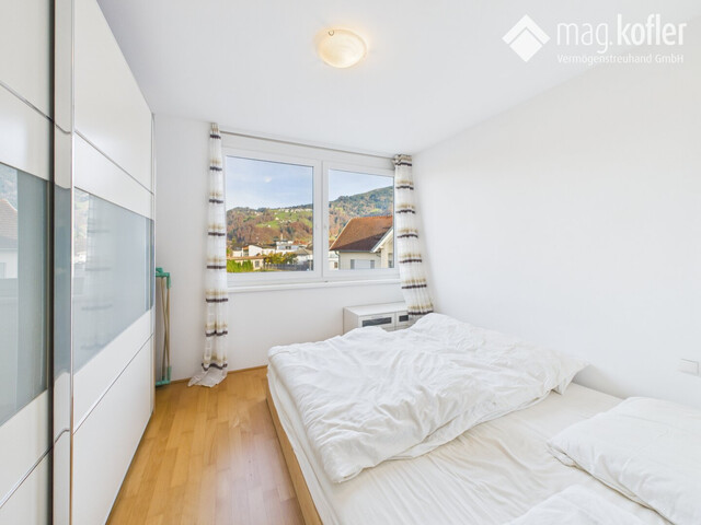 Zentral gelegene 2-Zimmer-Wohnung mit Bergsicht und Tiefgaragenstellplatz in Dornbirn