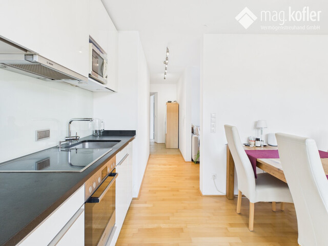 Zentral gelegene 2-Zimmer-Wohnung mit Bergsicht und Tiefgaragenstellplatz in Dornbirn