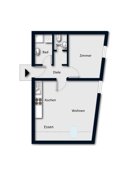 Nutzen Sie diese gemütliche 2 Zimmerwohnung als Hauptwohnsitz- oder Ferienwohnung