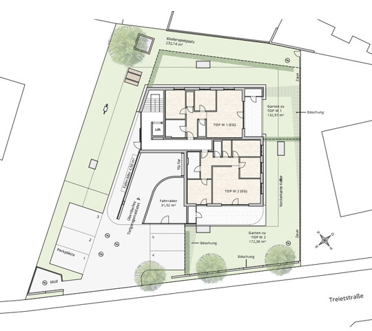 3-Zi-Terrassenwohnung TOP 8 in Röthis, Treietstraße 67