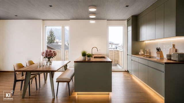 Rasch bezugsfertig: 4-Zi-Dachgeschosswohnung mit Balkon