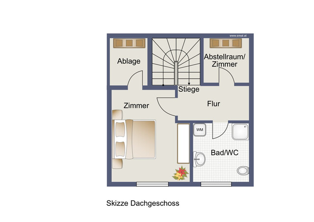 Tolle 3-Zimmer-Maisonettewohnung mit Balkon & Tiefgarage