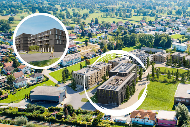 🆕 Wohnen oder arbeiten? Beides: 80 m² auf 2 Geschossen mit Garten in Hard