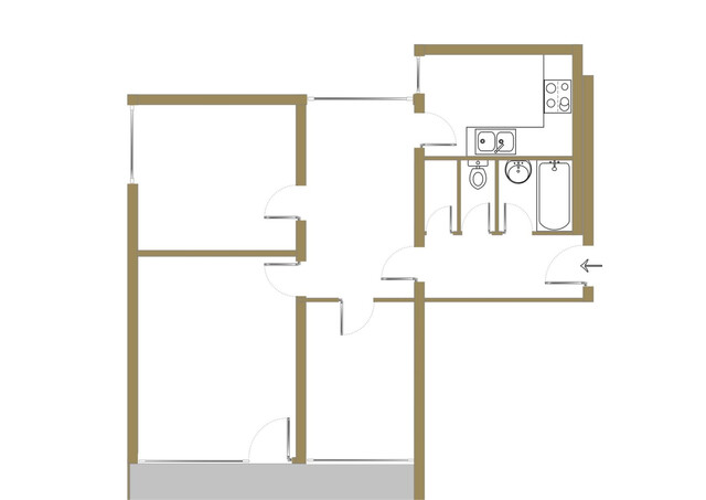 Helle 3,5-Zimmer-Wohnung mit Loggia in zentraler Lage von Bregenz