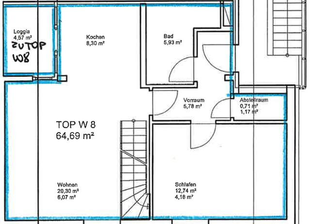 Charmante 2-Zimmer  Wohnung mit Galerie in Dornbirn
