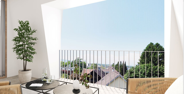 Dornbirn, Oberdorf -  sonnige 3- oder 4-Zimmer-Wohnung im 3. Geschoss mit Blick über ganz Dornbirn