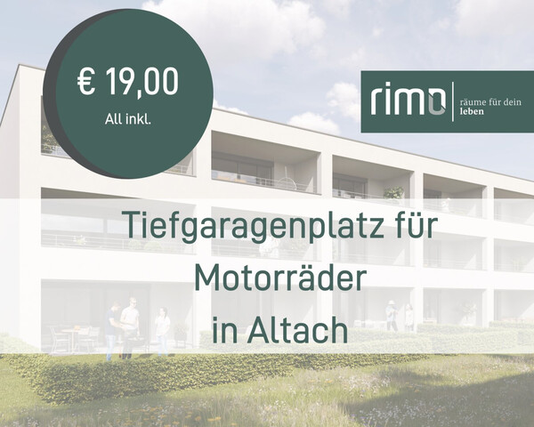 Tiefgaragenplatz für Motorräder in Altach