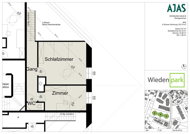 Luxuriös wohnen: 4-Zimmer-Maisonette-Wohnung mit Paketanlage und Services