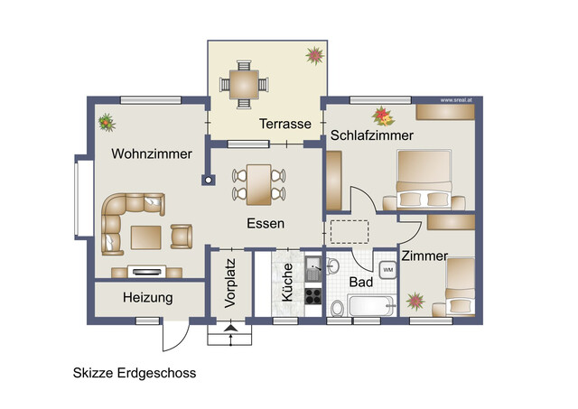 Charmanter Bungalow in ruhiger Lage mit großem Garten