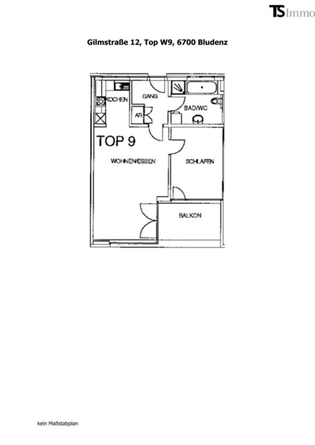 Bludenz: Gemütliche 2-Zimmer-Wohnung mit Balkon – Ihr neues Zuhause wartet!