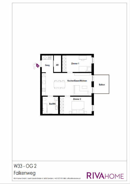 Bezugsfertige 3-ZI-WOHNUNG m. Balkon in Hard zwischen Ried 🌳 & Bodensee 🚤