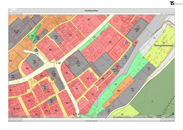 Feldkirch: 3-Zimmer-Terrassen-Wohnung ca. 75 m2 - Terrasse ca. 38 m2 - Zentrums- und Bahnhofsnah