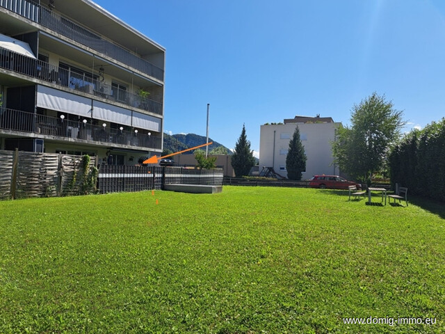 Großartige 4 Zim. Gartenwohnung mit ca. 96m² Wfl., großer Terrasse und Tiefgaragenplatz in Hohenems!
