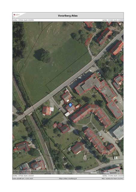Großzügige Garage in ruhiger Lage in Feldkirch-Tisis