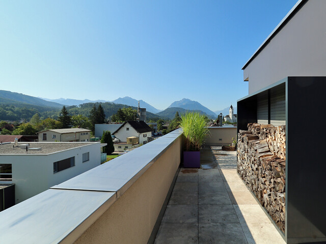 Penthouse mit riesiger Dachterrrasse