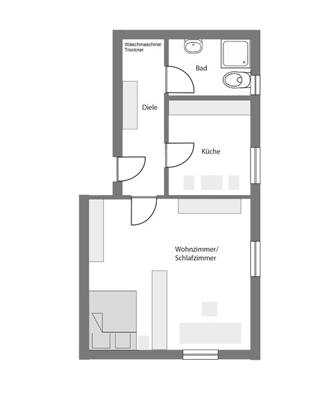 RG / 1 ZI APPARTEMENT / TOP8