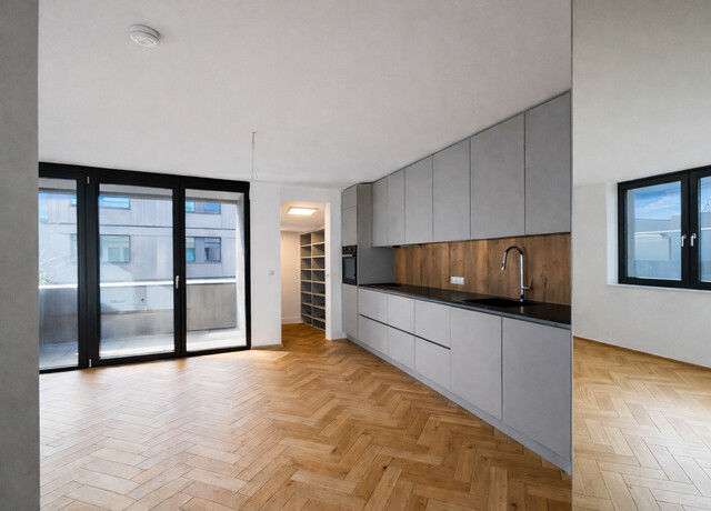 Architektonisches Schmuckstück | 2-Zimmer-Terrassenwohnung | Erstbezug | Eckwohnung | provisionsfrei | inkl. TG-Platz