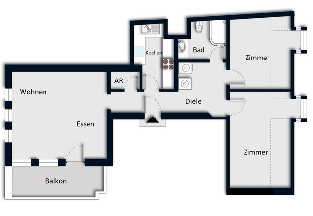VERKAUFT: Sanierte Dachgeschosswohnung im historischen Zentrum von Hohenems