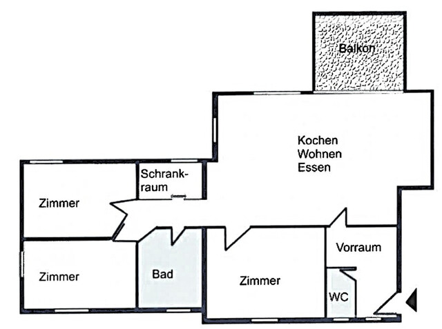 4-Zimmer-Dachgeschosswohnung mit Balkon in Hard