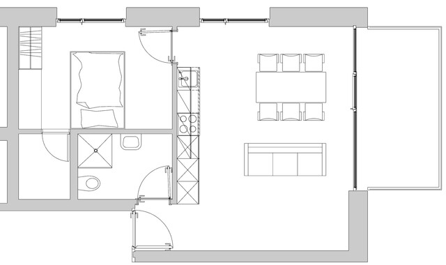 Attraktive 2,5-Zimmer-Wohnung, 46 m² Dachgeschoss – Pauschalmiete inkl. Strom & WLAN