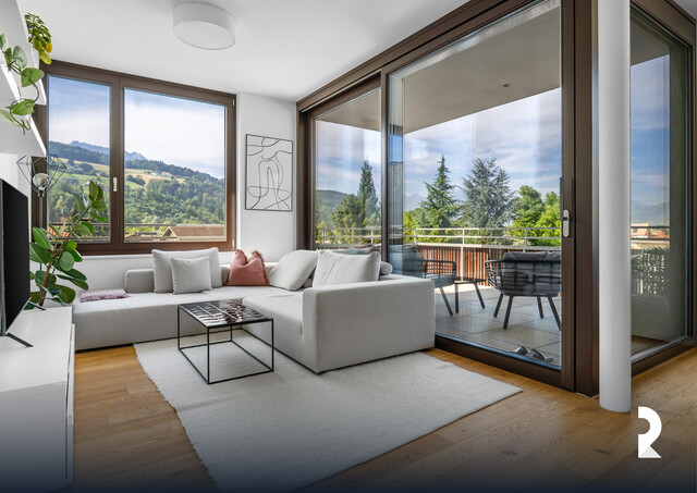 SONNIGE 3-ZIMMER-WOHNUNG MIT GROSSER LOGGIA & UNVERBAUBAREM BERGBLICK IN FELDKIRCH-NOFELS