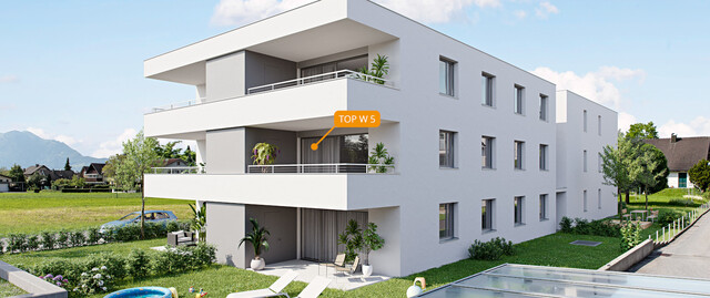 4-Zi-Terrassenwohnung TOP 5 in Feldkirch-Altenstadt, Rebbündten