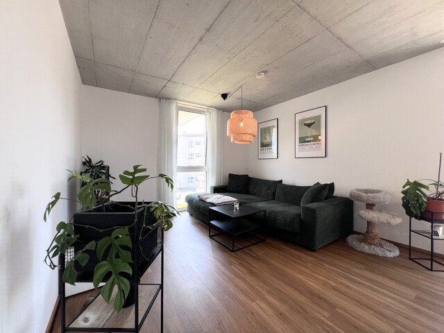 Moderne 3-Zimmer-Wohnung mit Balkon, Einbauküche & Tiefgarage in Dornbirn