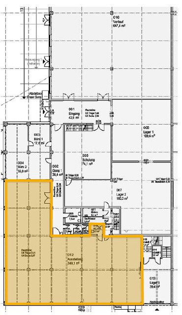 Dornbirn – Gewerbefläche (Büro/Lager/Produktion) im EG mit ca. 353 m²   