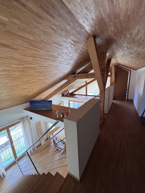 Traumhafter Blick von der FLUH über die Berge und ins Rheintal - 140qm, +4 Zimmer, Alpen-Chalet-Style 