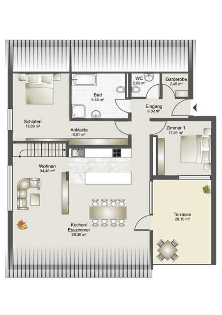 Traumwohnung über den Dächern von Dornbirn