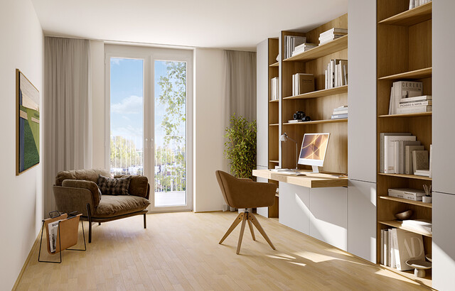 „Die Sonnige“ 4-Zimmer Wohnung mit 20 m² Südbalkon und Balkon-Kraftwerk