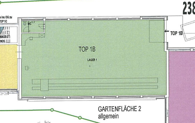 Lager mit Geschäftsmöglichkeit in Hard zu vermieten (nach Vereinbarung)