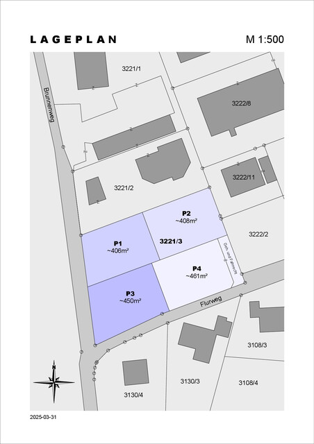 Schöne, sonnige Grundstücke für Ihr Eigenheim in Lauterach  (406 m² u. 450 m²)