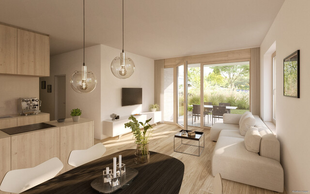 Neubau im Zentrum - Top A.02
3-Zimmerwohnung mit Garten
WOHNBAUFÖRDERUNG