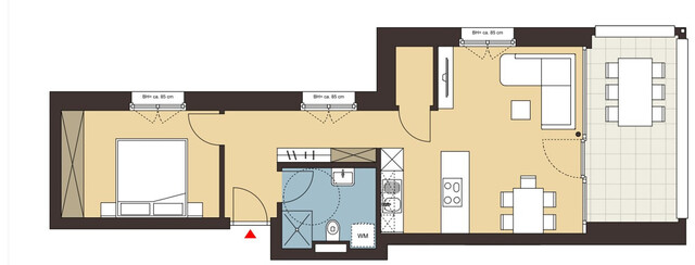 Hochwertige neu erbaute 2-Zimmerwohnung in attraktiver Wohnanlage in Lochau zu vermieten