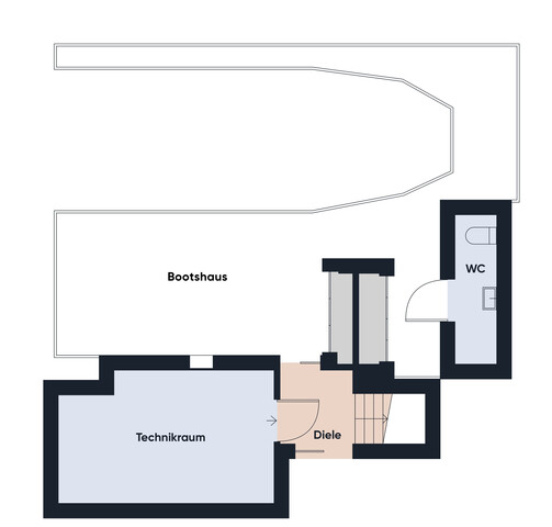 Direkt am Wasser: Exklusives Bootshaus mit Luxuskomfort