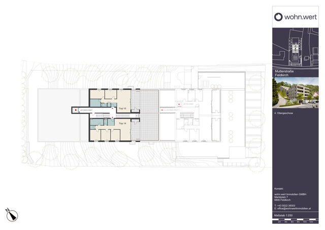 Wohnanlage "Hillside" - Traumhafte 3-Zimmerwohnung mit imposanter Terrasse - Top 15