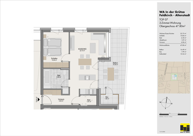 2-Zimmer-Terrassenwohnung