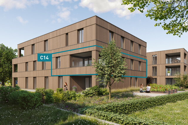 Ein Ort zum Leben und Wohlfühlen! 3-Zimmer-Wohnung C14 - OG