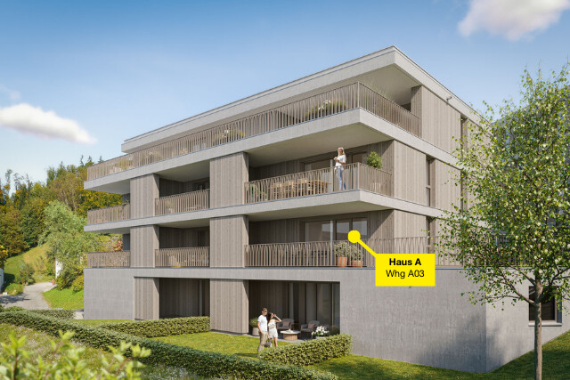 3-Zimmerwohnung mit Garten | A03