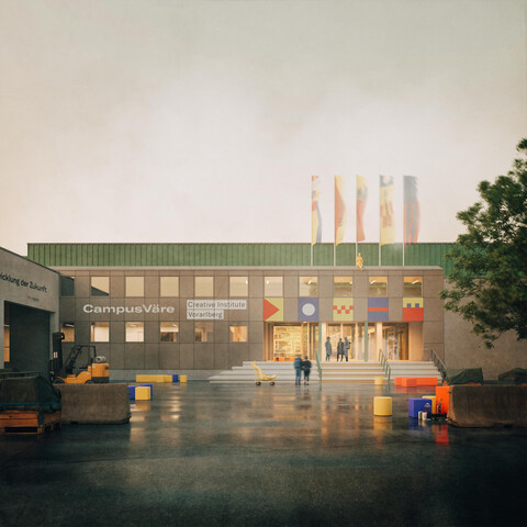 Flexible Büroflächen von 50 – 115 m² im Zentrum von Dornbirn in einer einzigartigen Industriearchitektur in der CampusVäre 