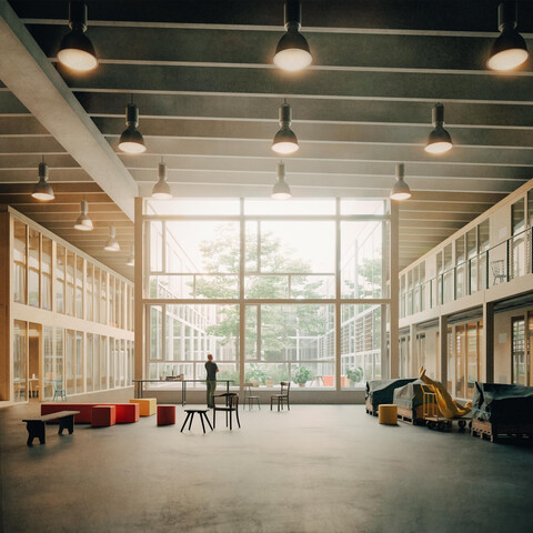 Flexible Büroflächen von 50 – 115 m² im Zentrum von Dornbirn in einer einzigartigen Industriearchitektur in der CampusVäre 