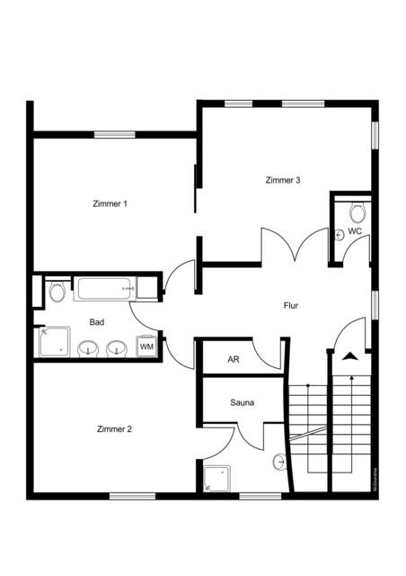 Über den Dächern von Wolfurt - sehr große Mietwohnung auf 2 Etagen