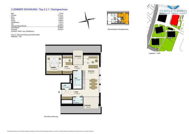 3 Zimmer Wohnung in Hohenweiler - Neubau!