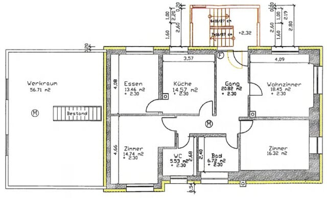 Götzis: Saniertes Mehrfamilienhaus mit drei modernen Apartments, großer Werkstatt und Garage in schöner Wohngegend