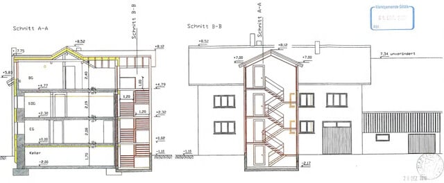 Götzis: Saniertes Mehrfamilienhaus mit drei modernen Apartments, großer Werkstatt und Garage in schöner Wohngegend